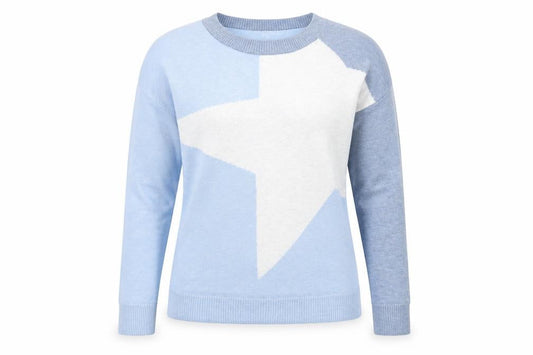 peyton primrose Womens Blue   Pullover Jumper Size M