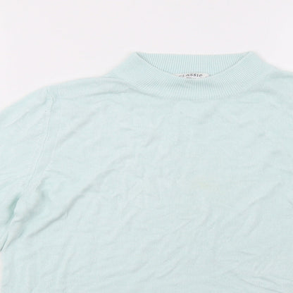 Womens UK Size 10 Marks and Spencer Blue Pullover Sweatshirt