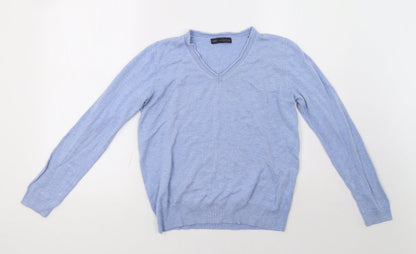 Womens UK Size 12 Marks and Spencer Blue Pullover Sweatshirt