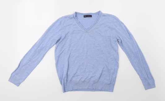 Womens UK Size 12 Marks and Spencer Blue Pullover Sweatshirt