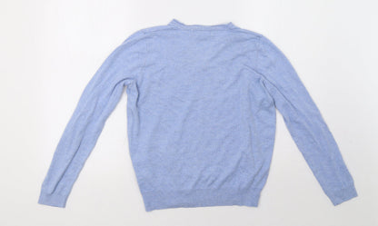 Womens UK Size 12 Marks and Spencer Blue Pullover Sweatshirt