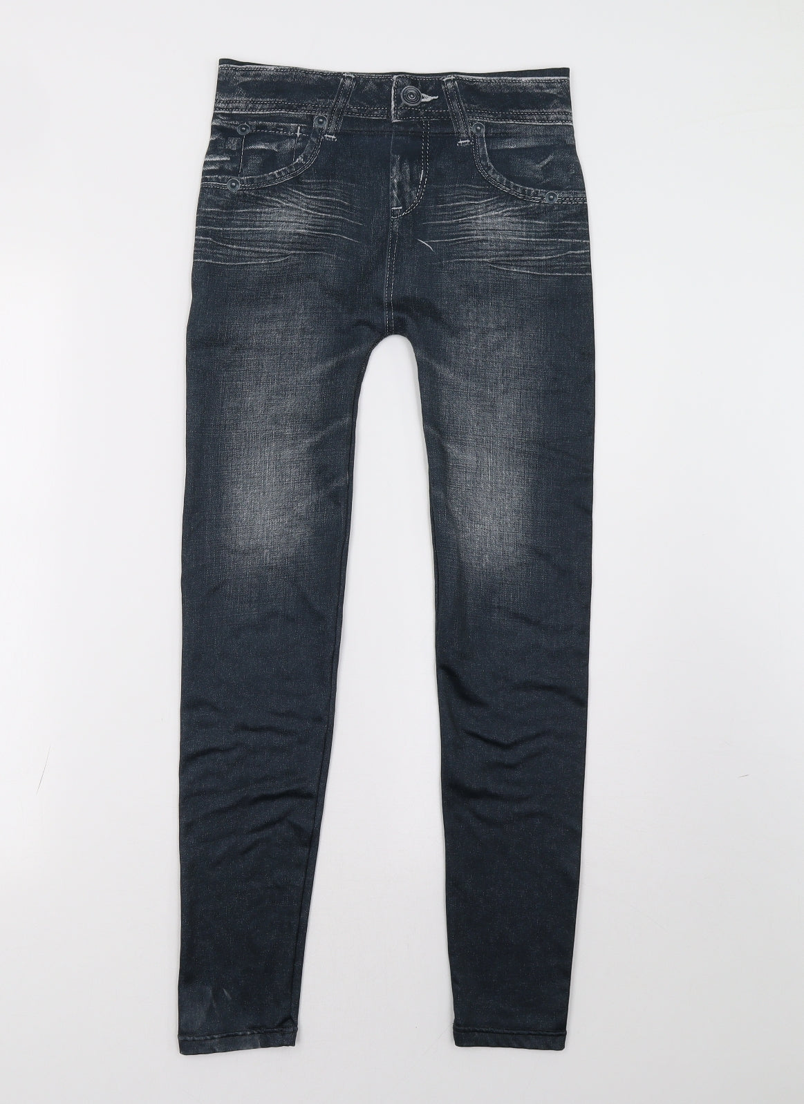 trim slim Womens Blue   Jogger Trousers Size M L30 in