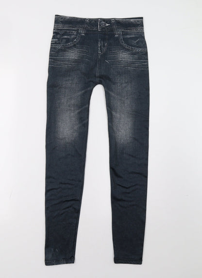 trim slim Womens Blue   Jogger Trousers Size M L30 in