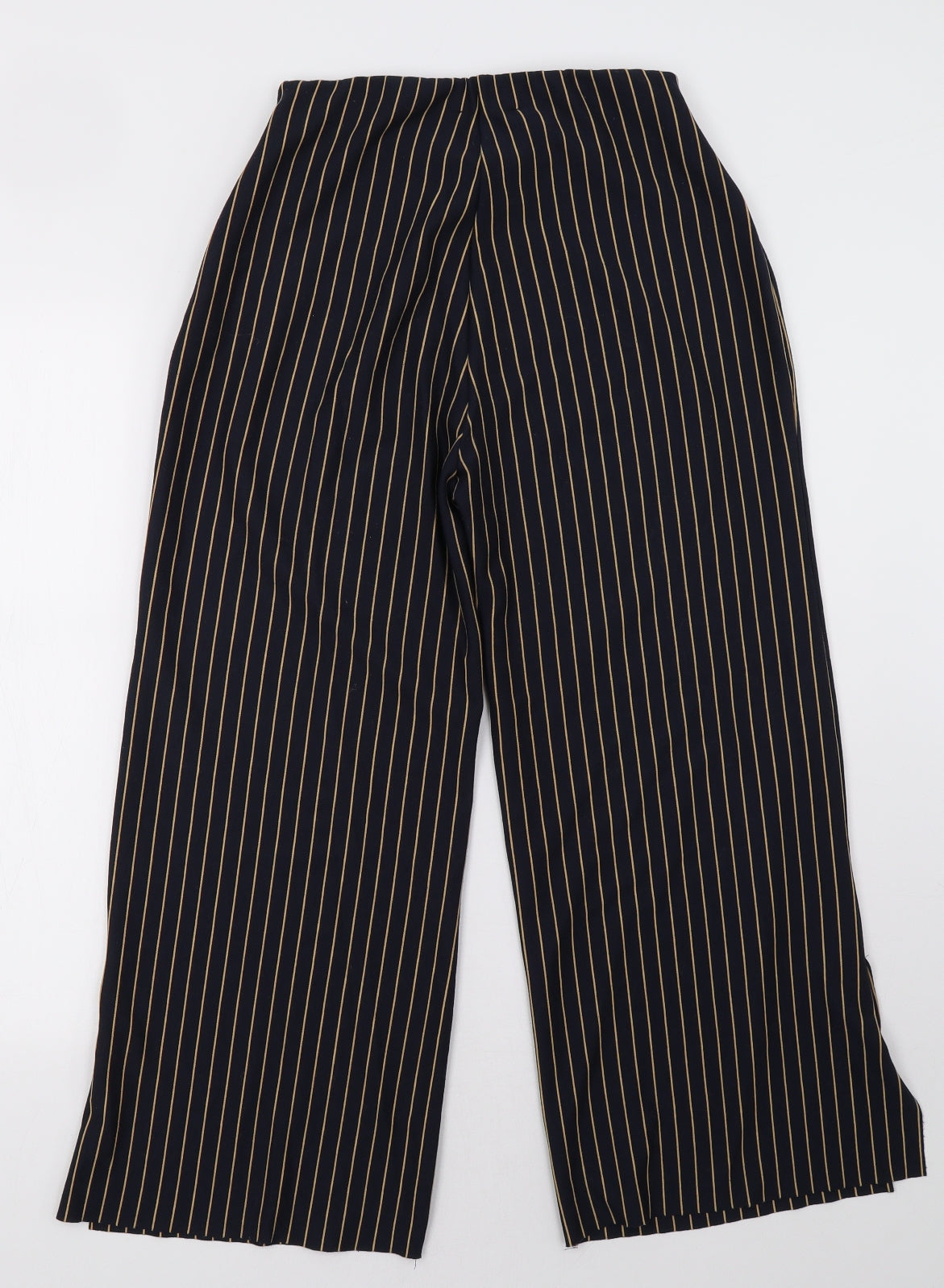 Womens UK Size 8 Zara Regular Fit  Blue Trousers