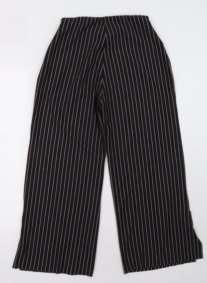 Womens UK Size 8 Zara Regular Fit  Blue Trousers