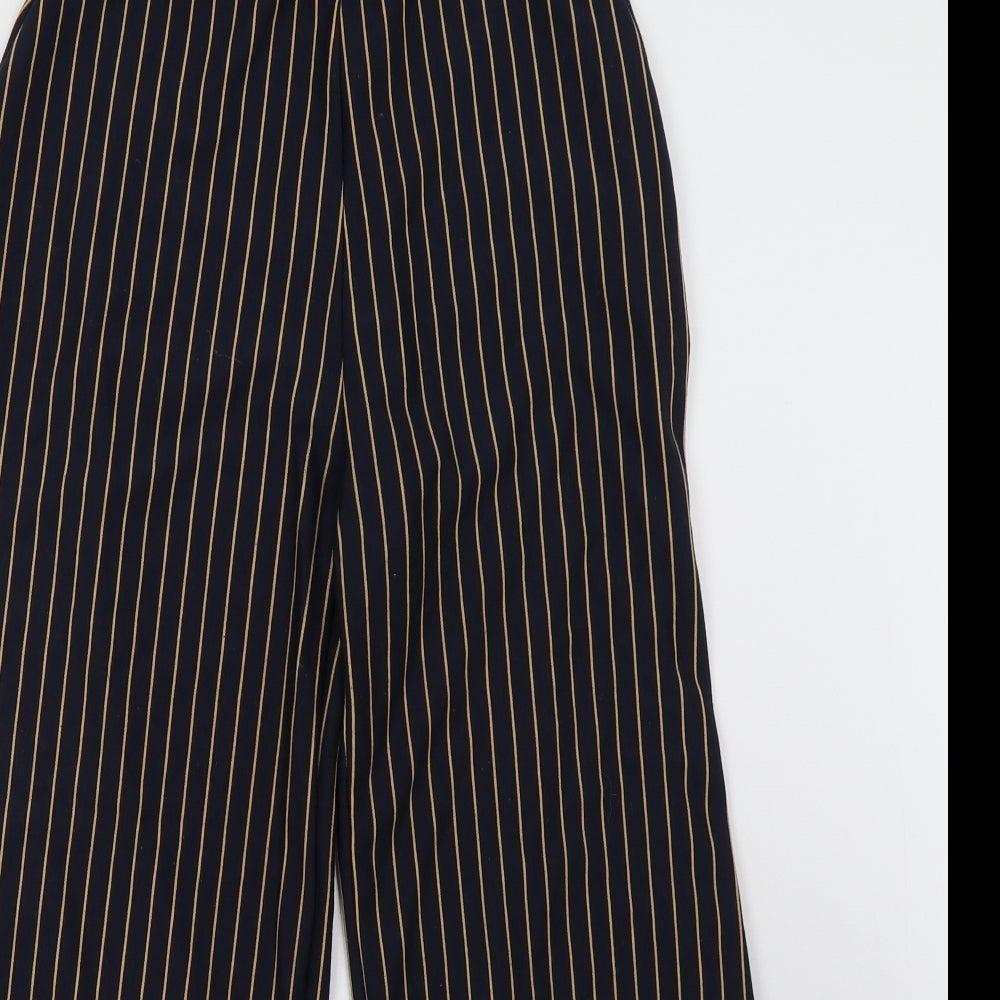 Womens UK Size 8 Zara Regular Fit  Blue Trousers