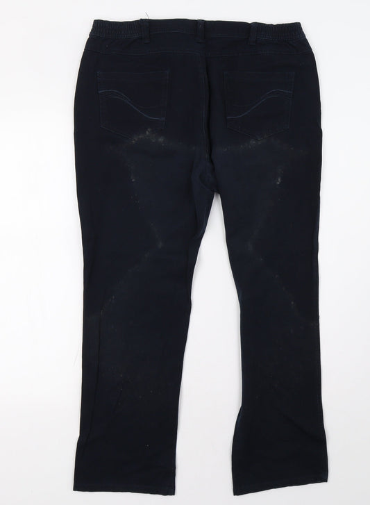 sonja Mens Blue   Trousers  Size 38 L30 in