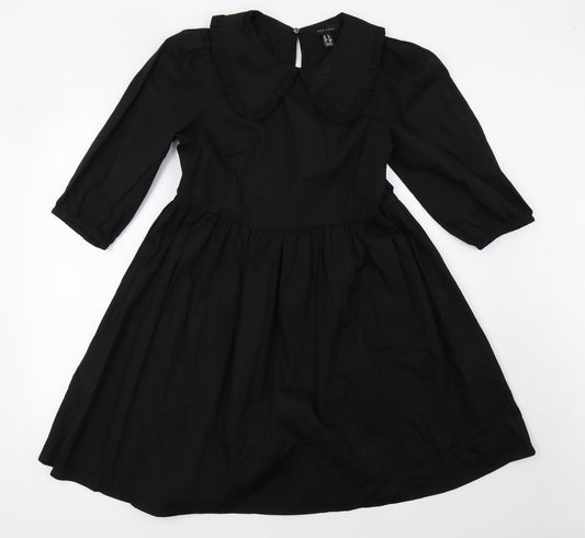 New Look Womens Black   A-Line  Size 8