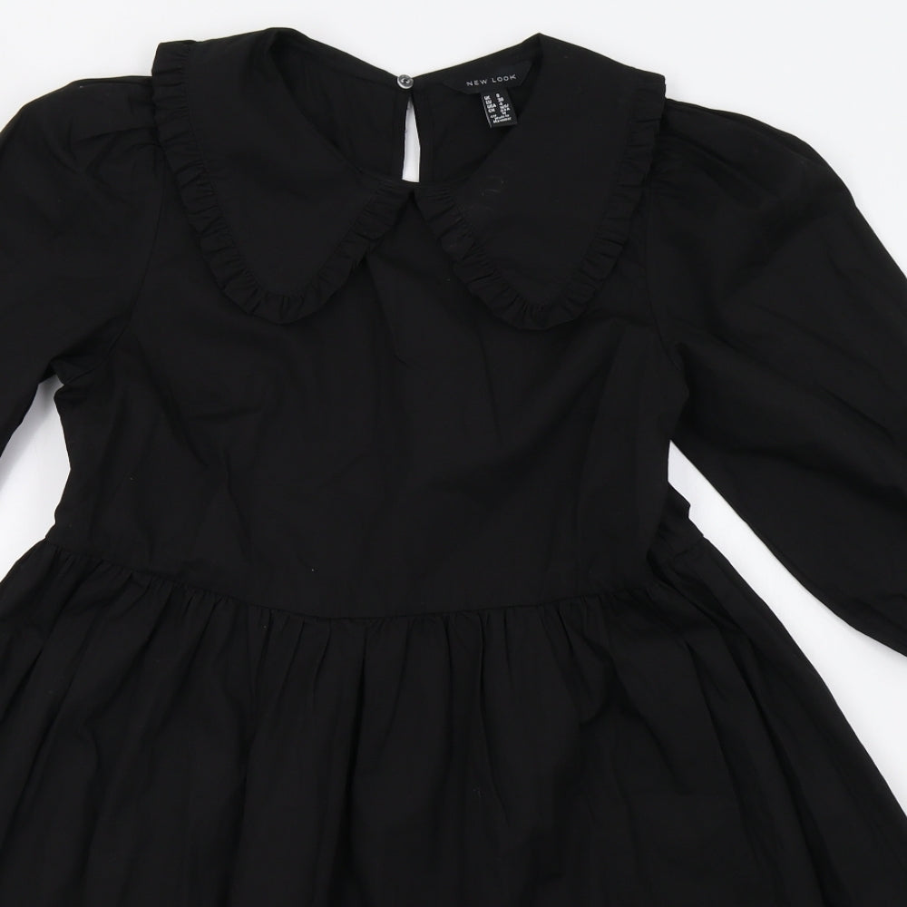New Look Womens Black   A-Line  Size 8