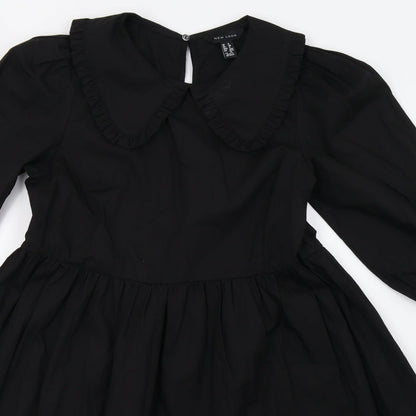 New Look Womens Black   A-Line  Size 8