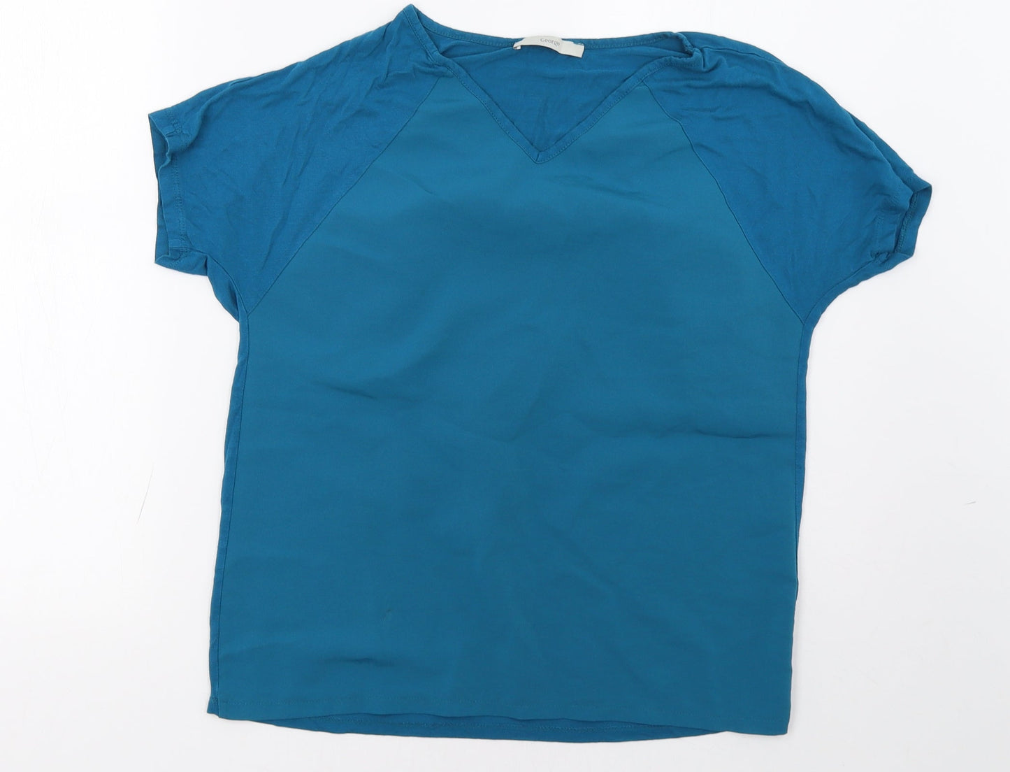 George Womens Blue   Basic T-Shirt Size 8