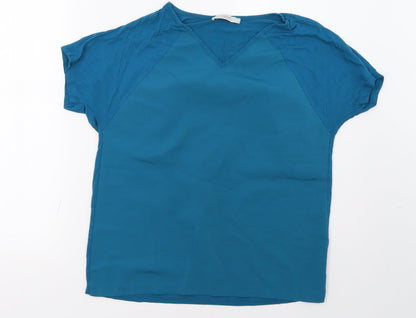 George Womens Blue   Basic T-Shirt Size 8