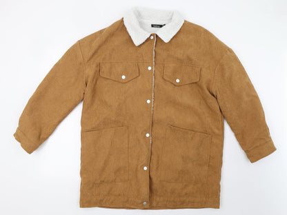 Boohoo Womens Beige   Jacket  Size 12