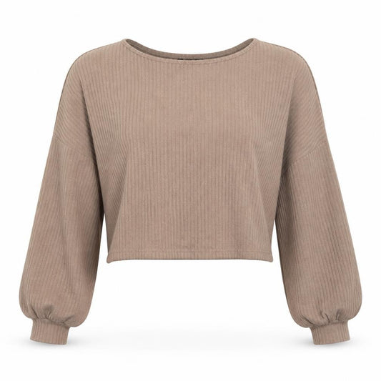 Womens UK Size M SheIn Brown Pullover Jumper