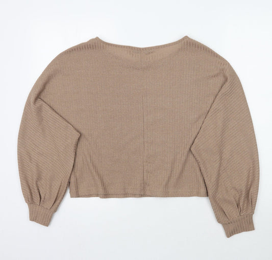SheIn Womens Brown   Pullover Jumper Size M