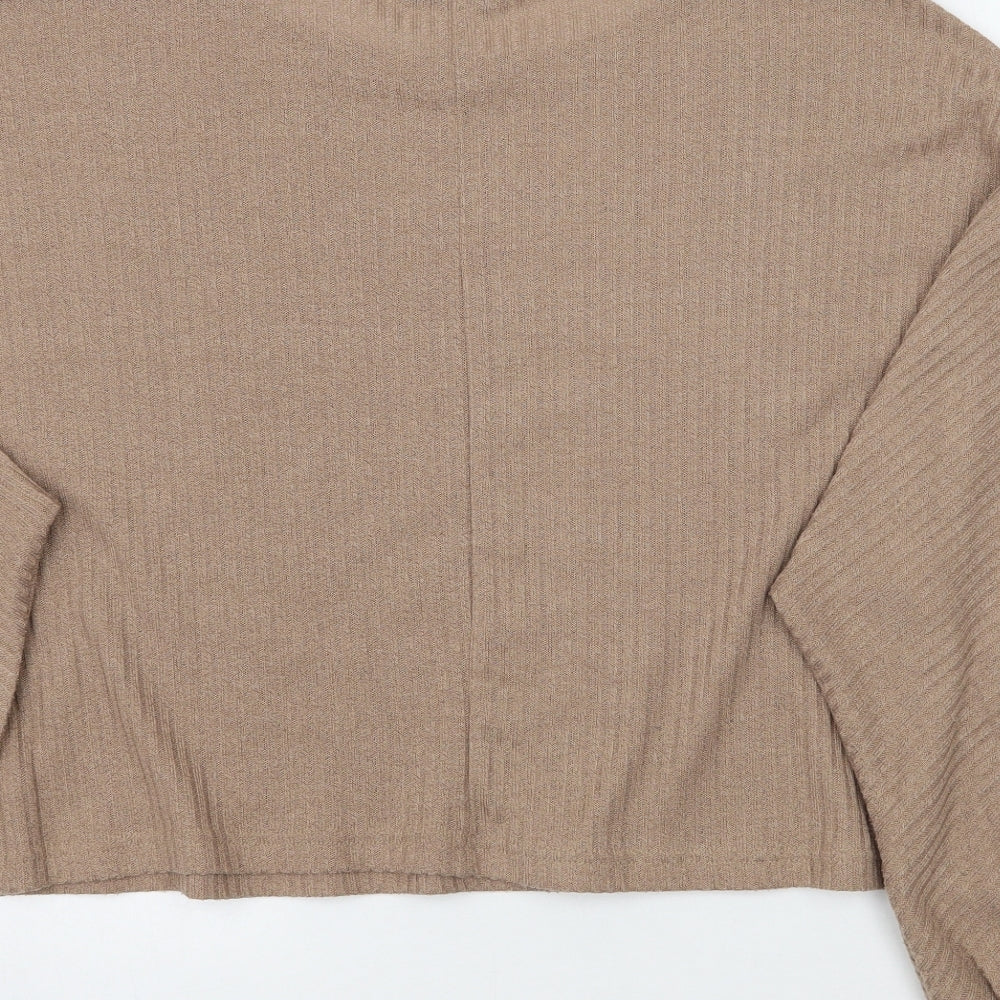 SheIn Womens Brown   Pullover Jumper Size M