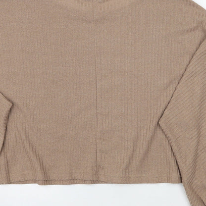 SheIn Womens Brown   Pullover Jumper Size M