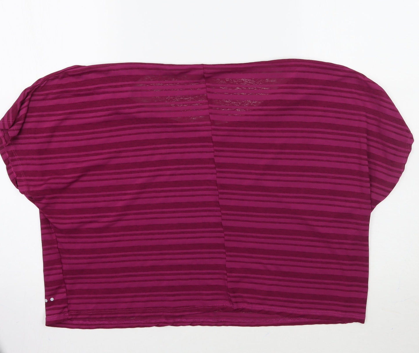 Womens UK Size M Matalan Purple Basic T-Shirt