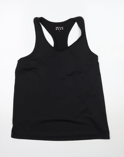 Womens UK Size L Matalan Black Basic Tank