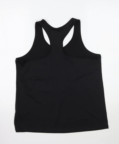 Womens UK Size L Matalan Black Basic Tank