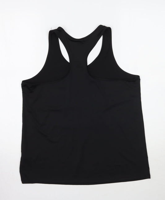 Womens UK Size L Matalan Black Basic Tank