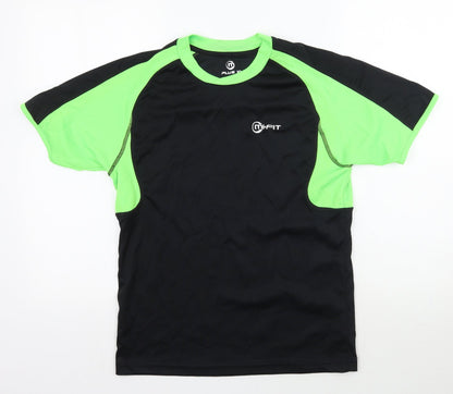 Mifit Womens Black   Basic T-Shirt Size 10
