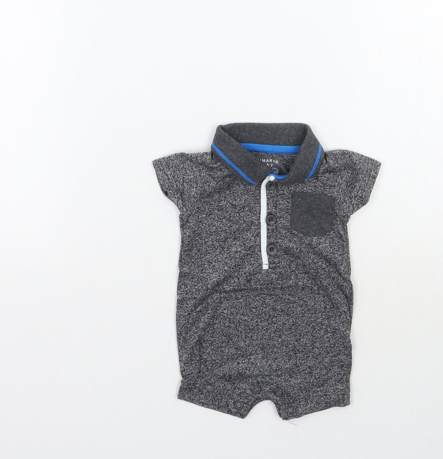 Primark Baby Grey   Babygrow One-Piece Size Newborn