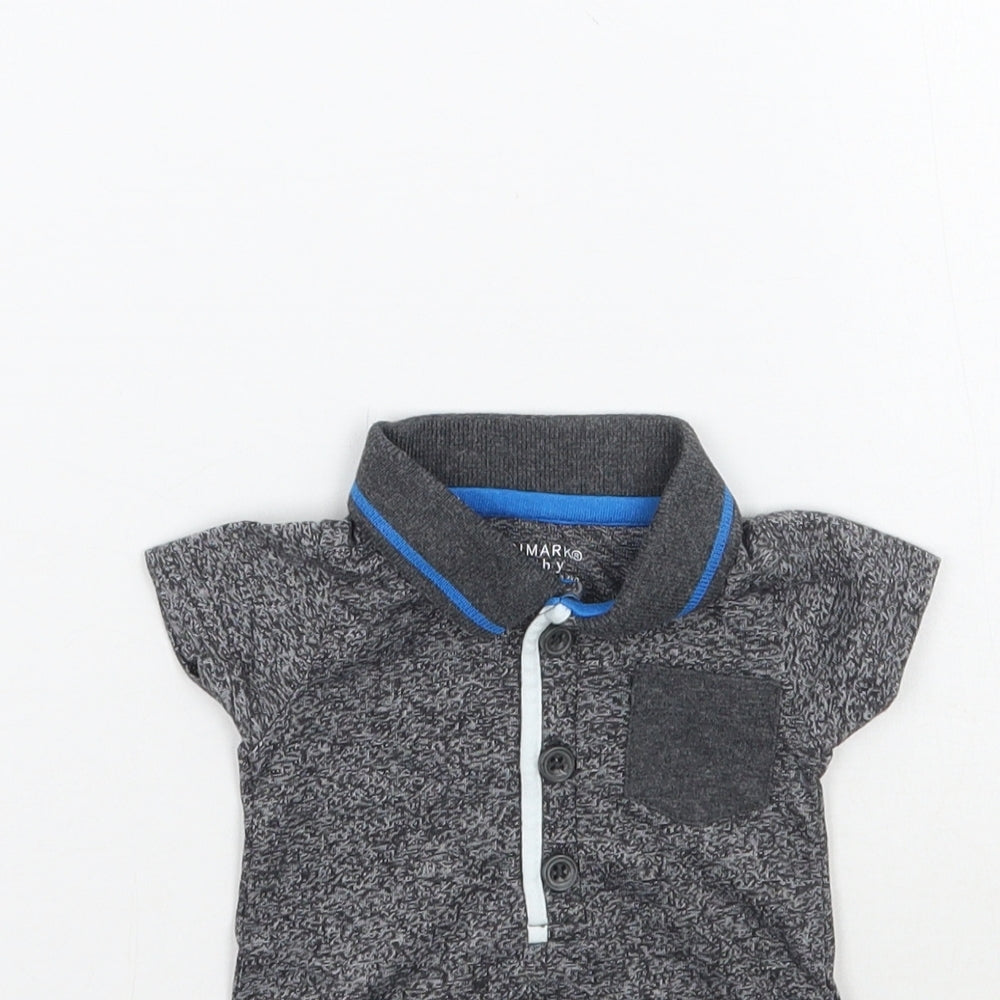 Primark Baby Grey   Babygrow One-Piece Size Newborn