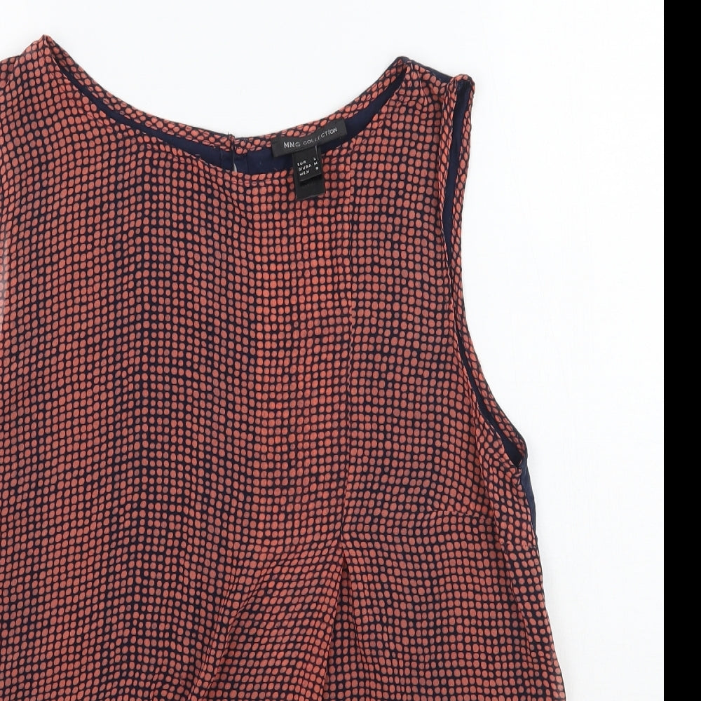 Womens UK Size L MNG Pink Basic Tank
