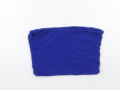 Topshop Womens Blue   Cropped Tank Size 10