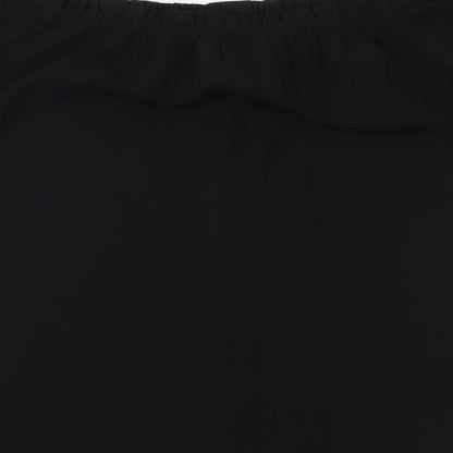 Womens UK Size 12 Dorothy Perkins Black Basic Blouse
