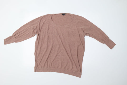 Womens UK Size 12 Topshop Pink Pullover Jumper