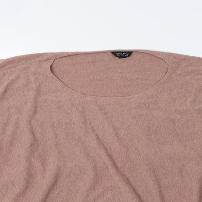 Womens UK Size 12 Topshop Pink Pullover Jumper