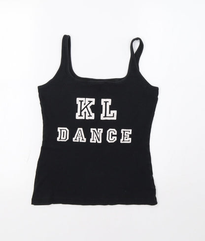 NEXT Womens Black   Basic Tank Size 8  - Dance