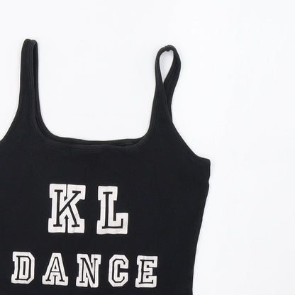 NEXT Womens Black   Basic Tank Size 8  - Dance