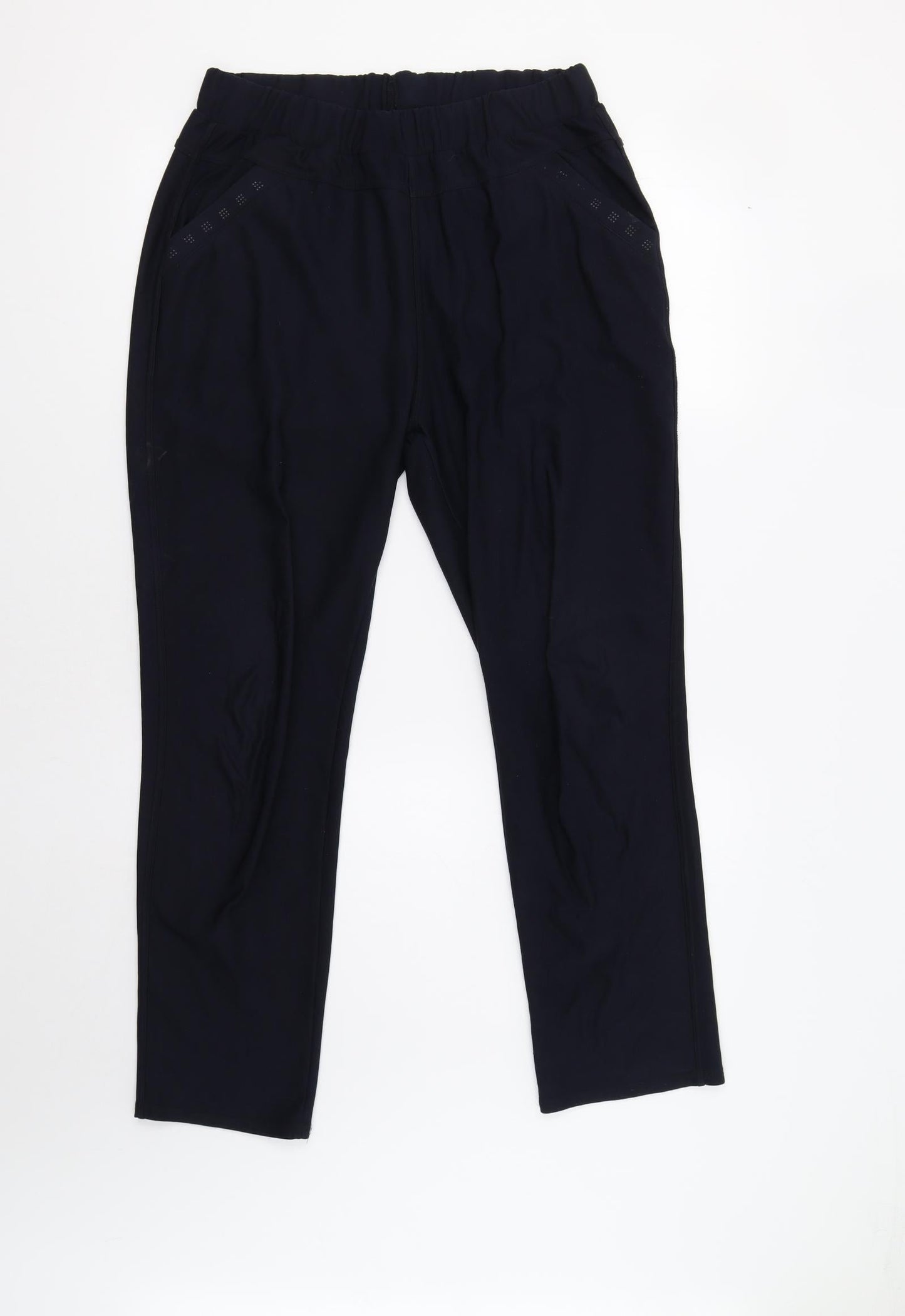 Womens UK Size XL Preworn Regular Fit  Blue Trousers