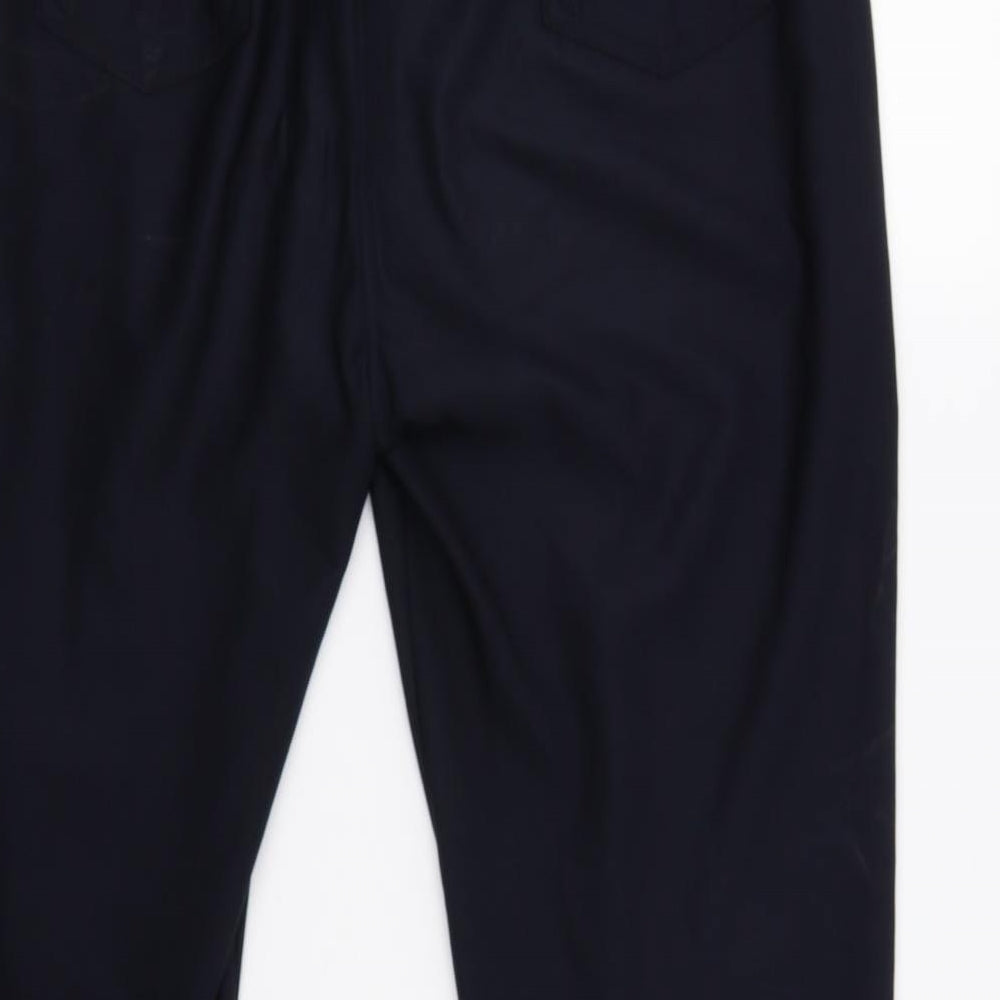 Womens UK Size XL Preworn Regular Fit  Blue Trousers