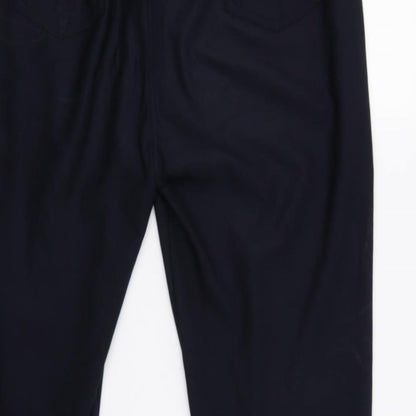 Womens UK Size XL Preworn Regular Fit  Blue Trousers