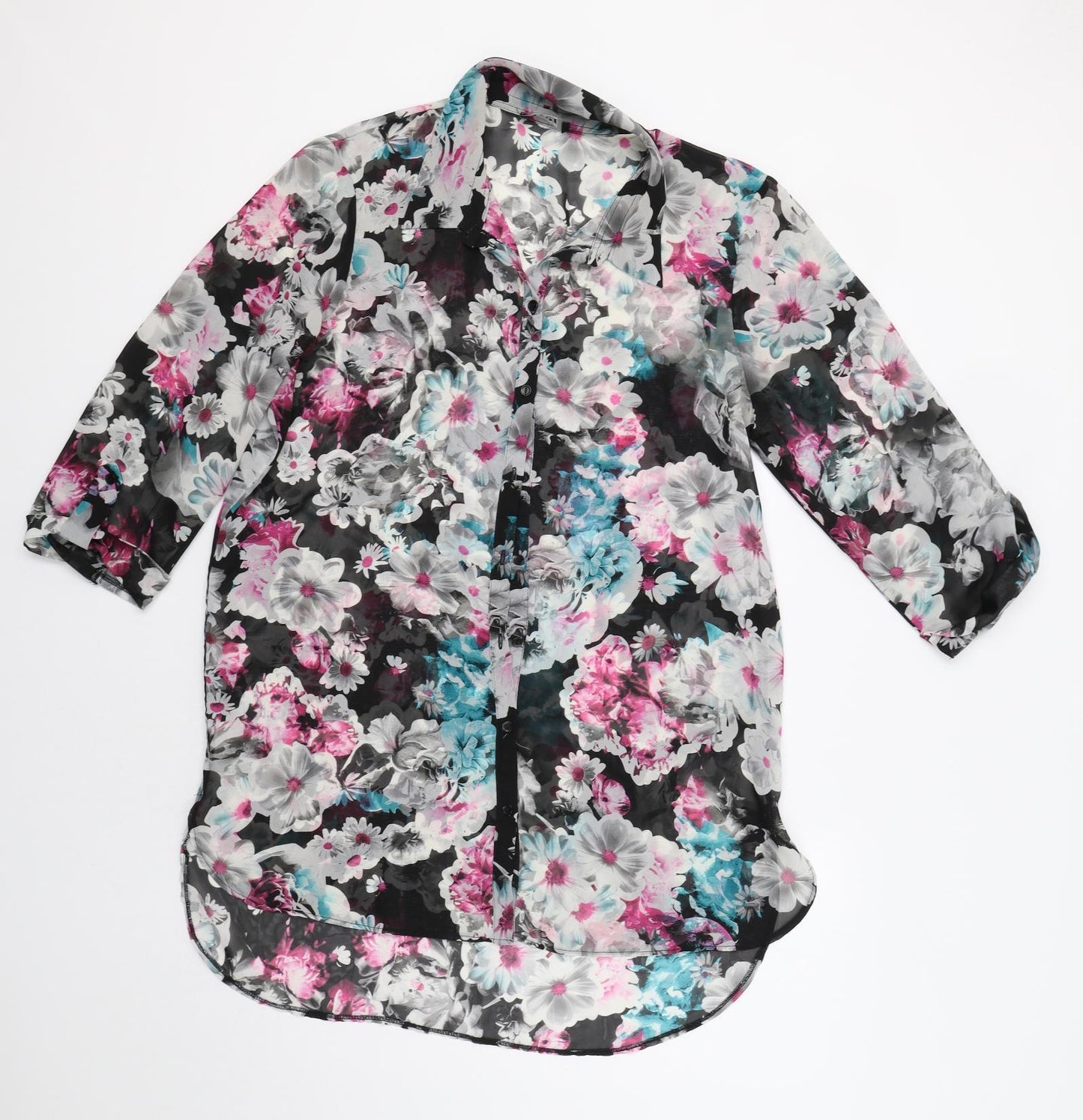 Womens UK Size 16 G21 Multicoloured Basic Button-Up