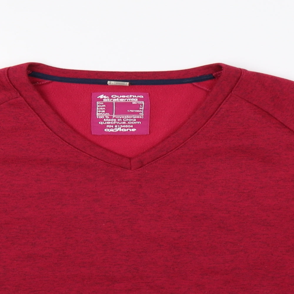 Quechua Womens Pink   Pullover Sweatshirt Size L