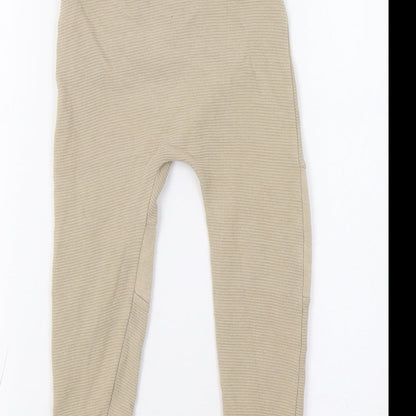 F&F Baby Beige   Jogger Trousers Size 18-24 Months