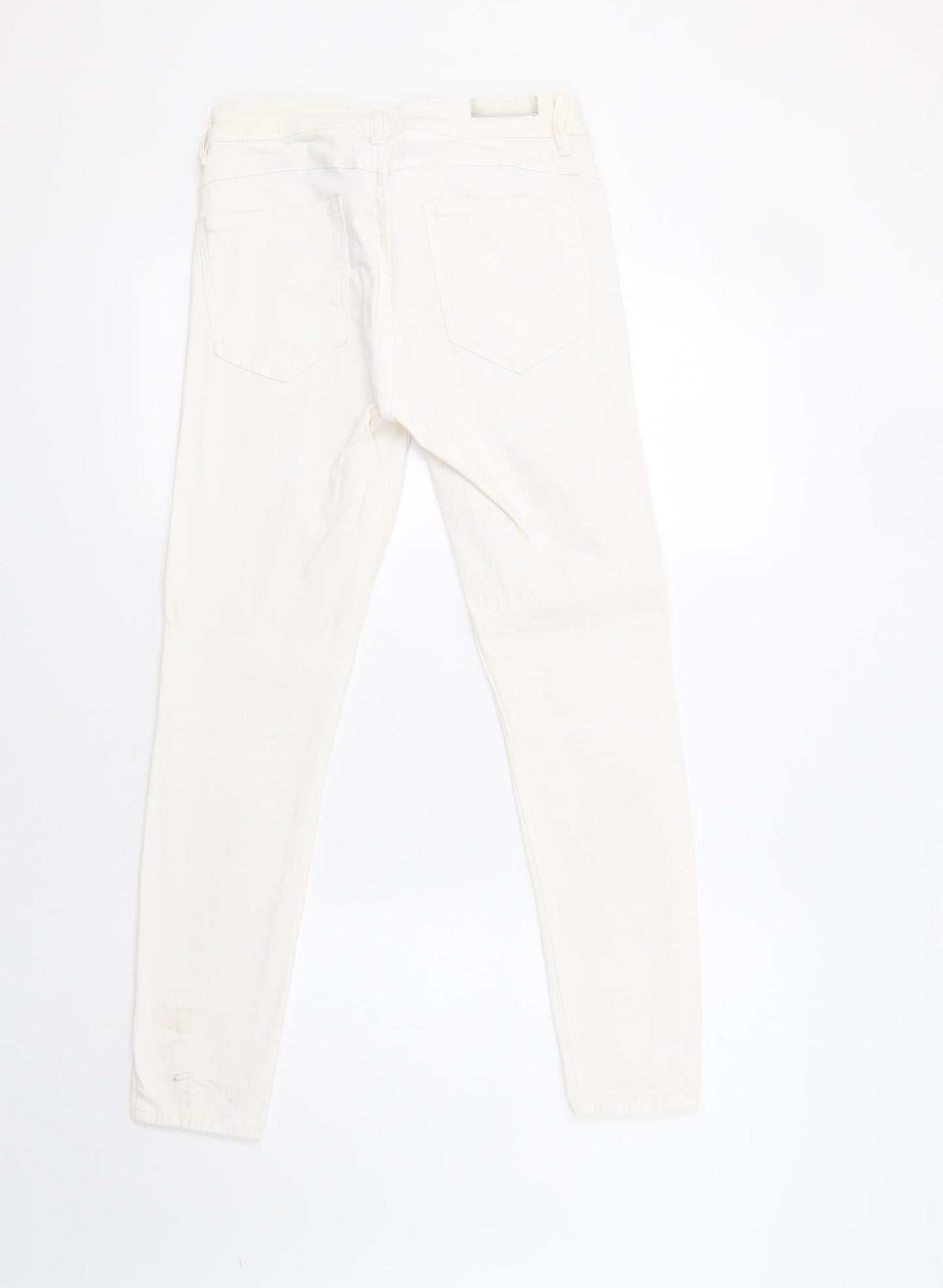 Xara Womens White   Skinny Jeans Size 10 L29 in