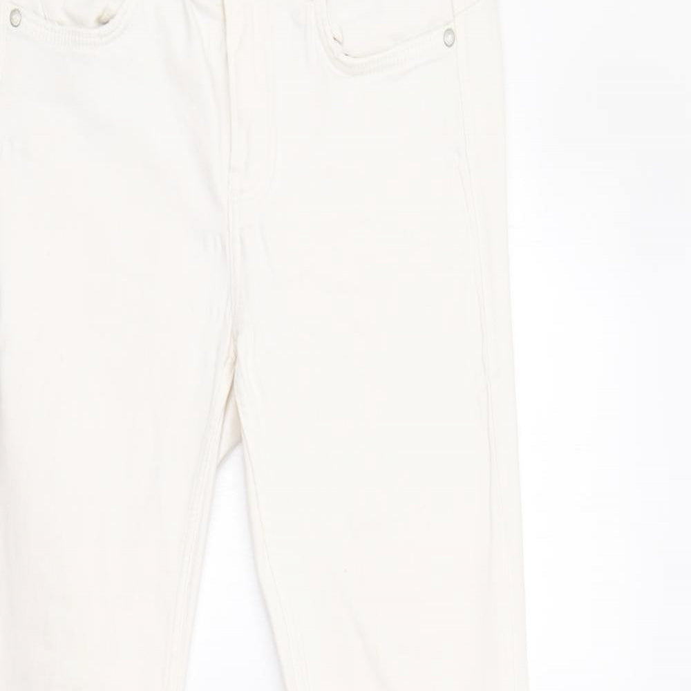 Xara Womens White   Skinny Jeans Size 10 L29 in