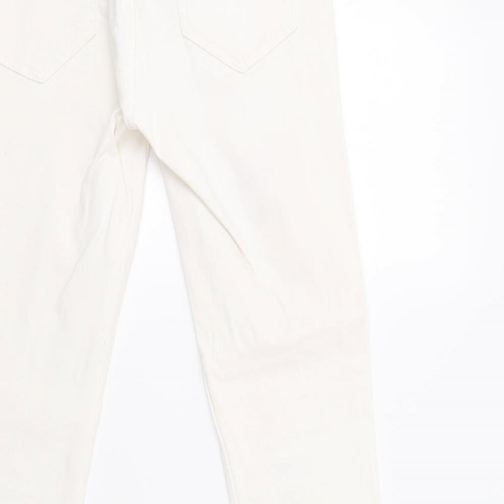 Xara Womens White   Skinny Jeans Size 10 L29 in