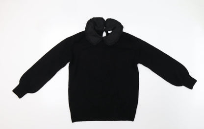 Womens UK Size M Papaya Black Pullover Jumper