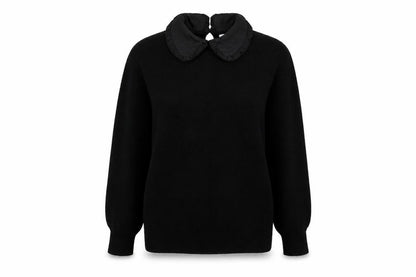Womens UK Size M Papaya Black Pullover Jumper