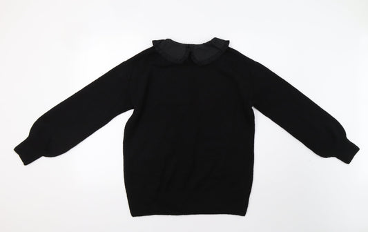 Womens UK Size M Papaya Black Pullover Jumper