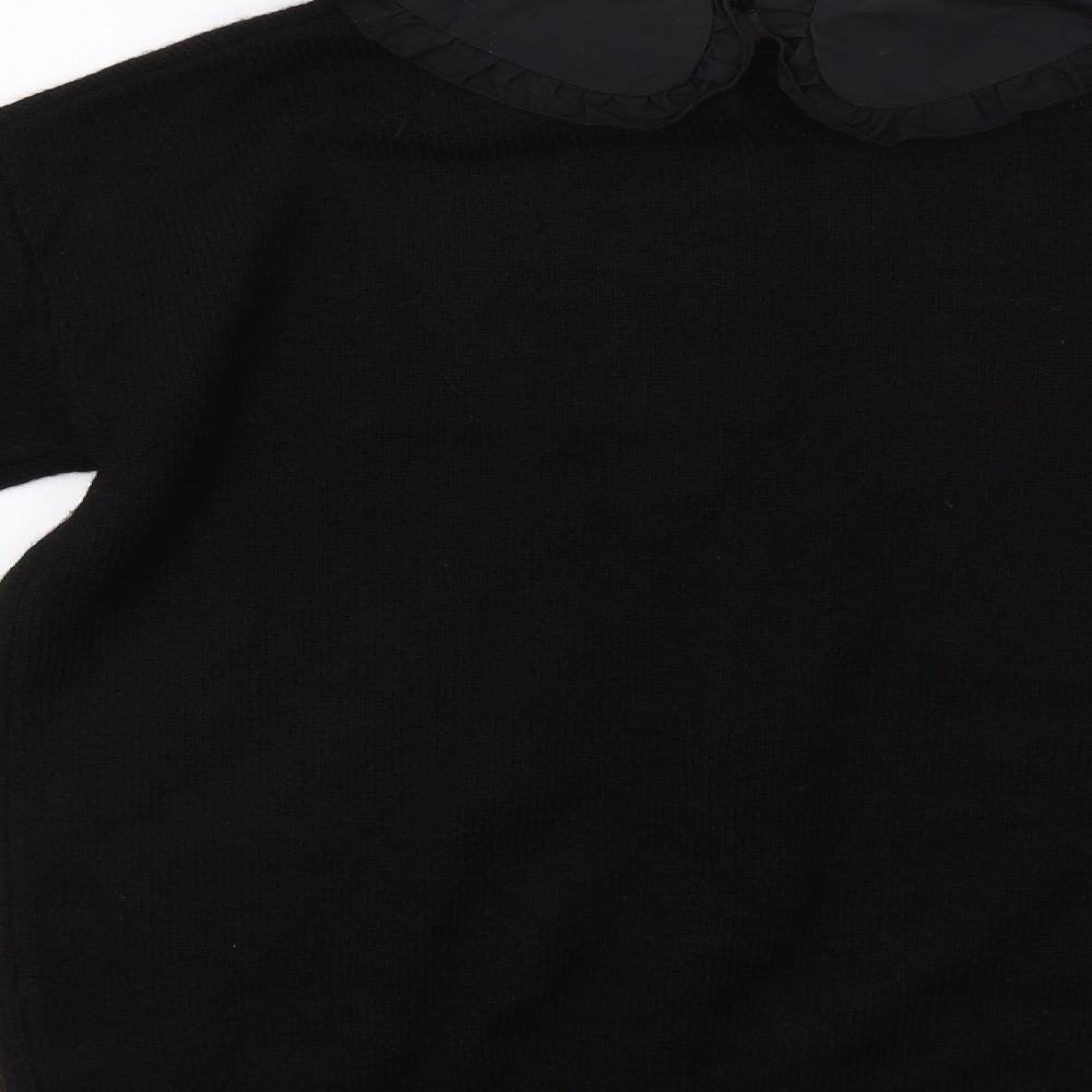 Womens UK Size M Papaya Black Pullover Jumper