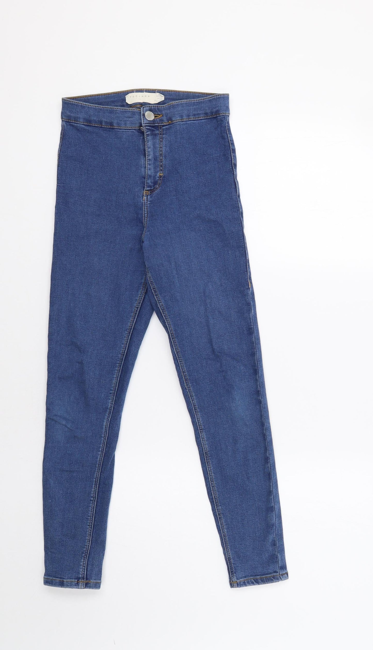 Topshop Womens Blue   Skinny Jeans Size XS L28 in