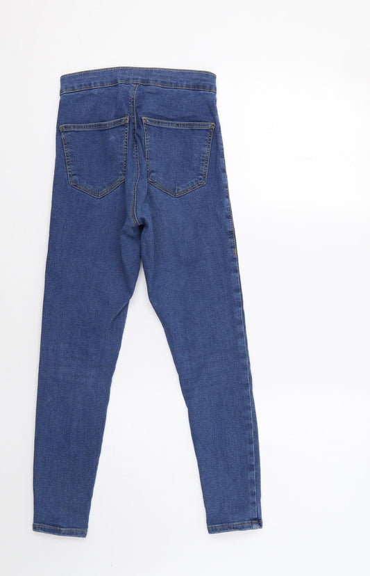 Topshop Womens Blue   Skinny Jeans Size XS L28 in